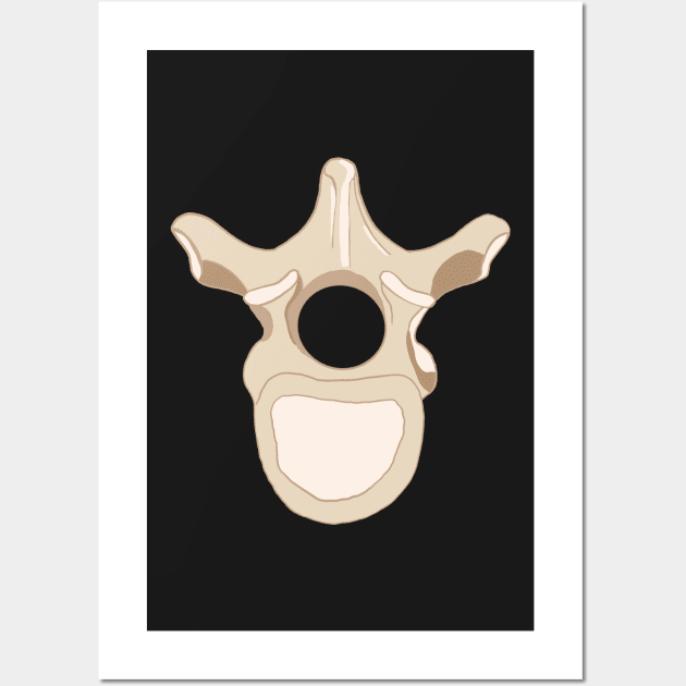 Vertebrae bones Wall Art by Carries Design 